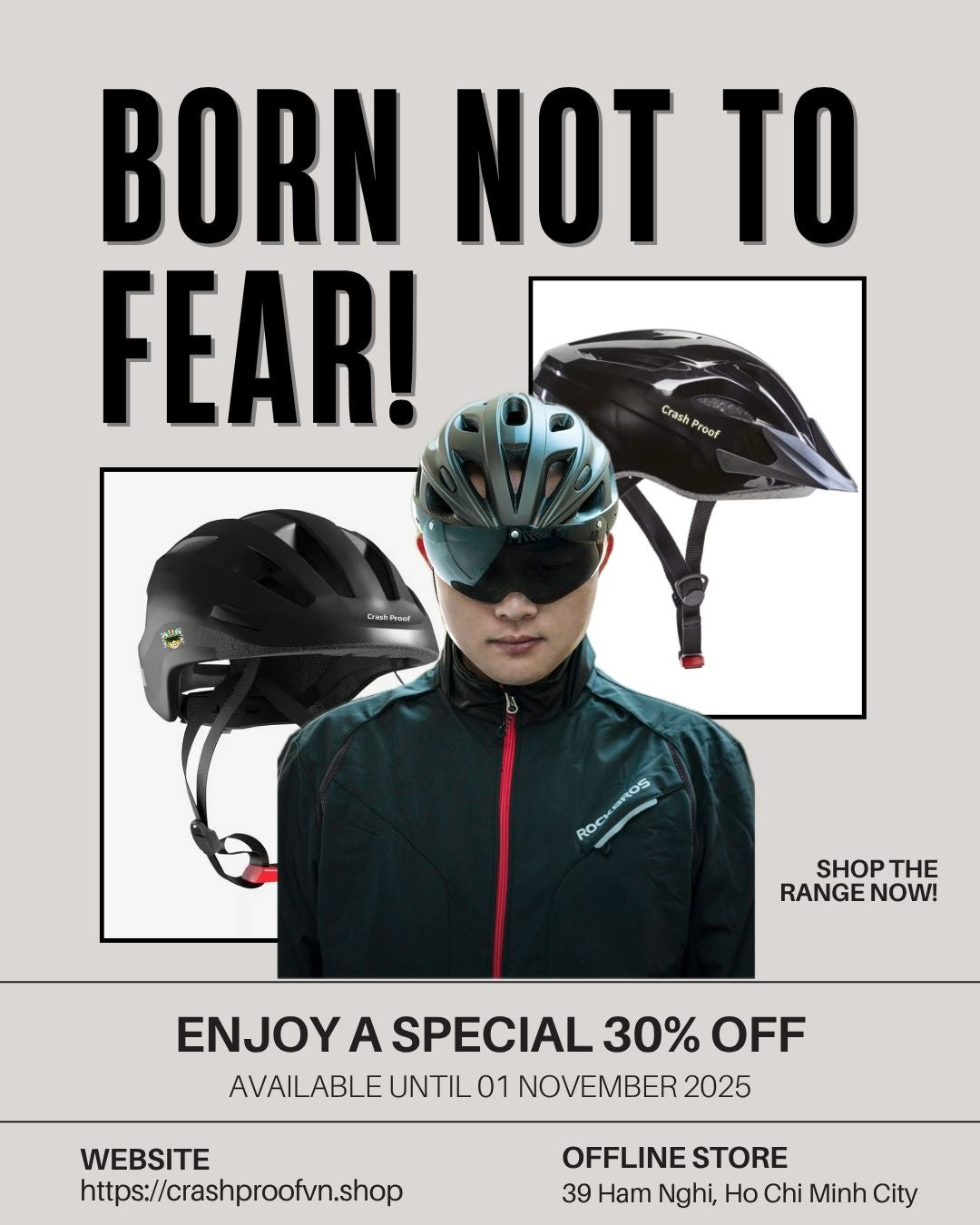 Ride Beyond Limits: The Spirit of Cycling with Crash Proof Helmet