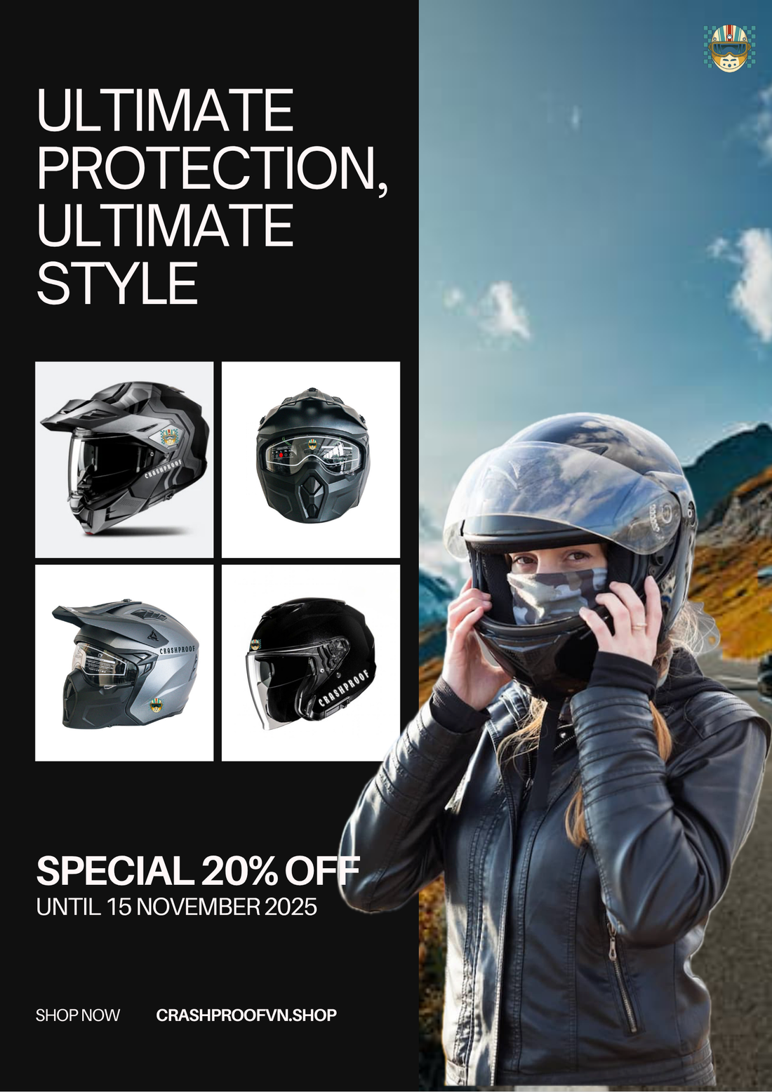 CRASHPROOF – ULTIMATE PROTECTION, ULTIMATE STYLE