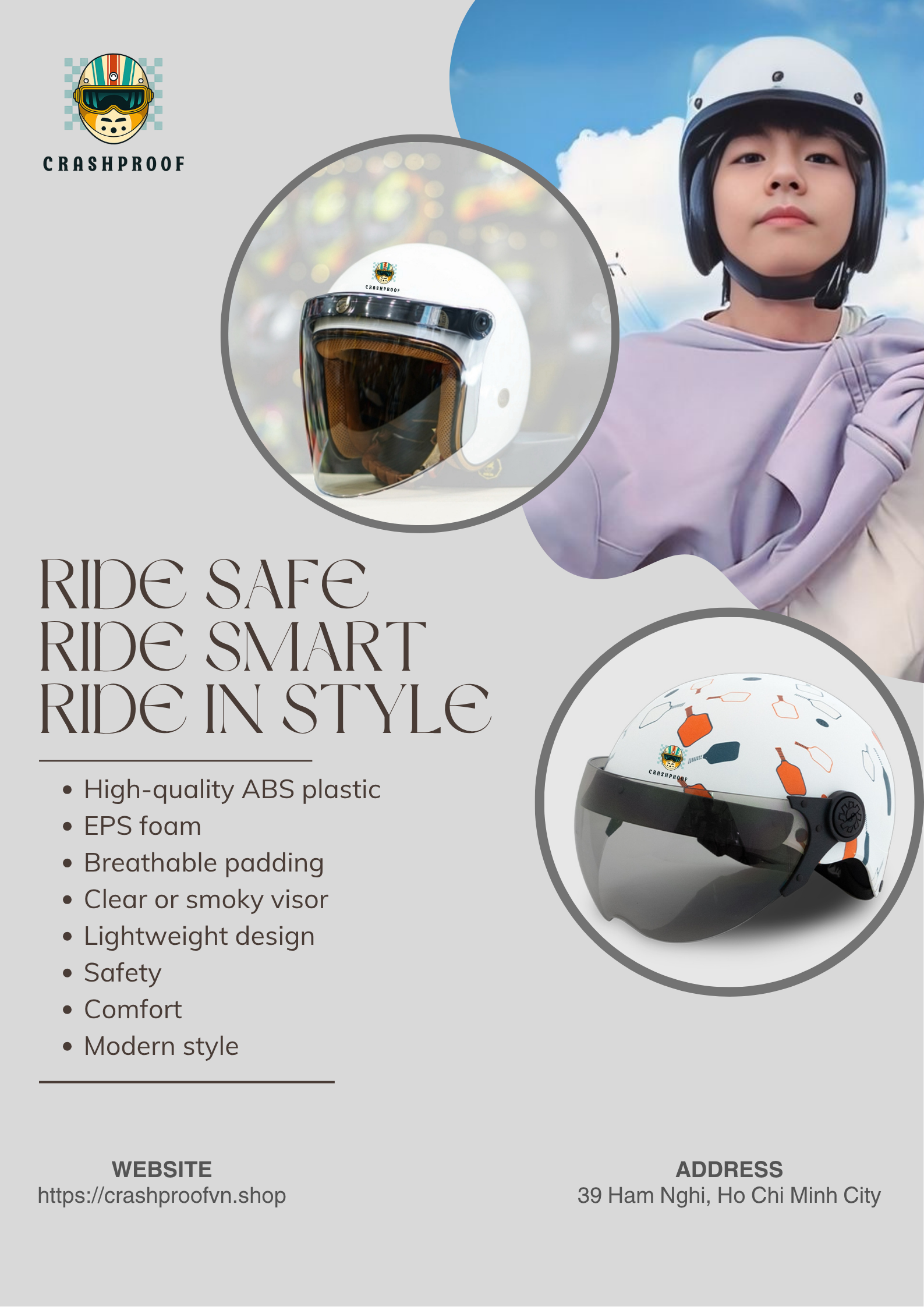 CRASH PROOF HELMET: WHERE SAFETY MEETS STYLE