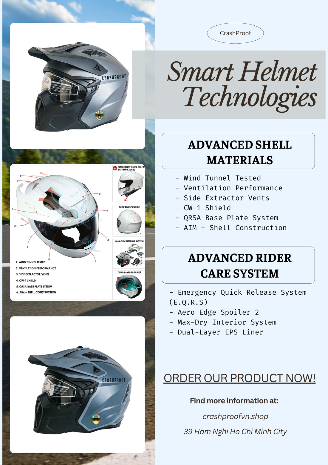 SMART HELMET TECHNOLOGIES – MAXIMUM SAFETY, ULTIMATE RIDING EXPERIENCE