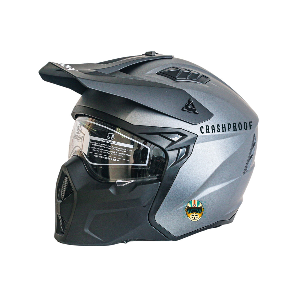 FULLFACE RETRO RANCHERO HELMET CP - MH001