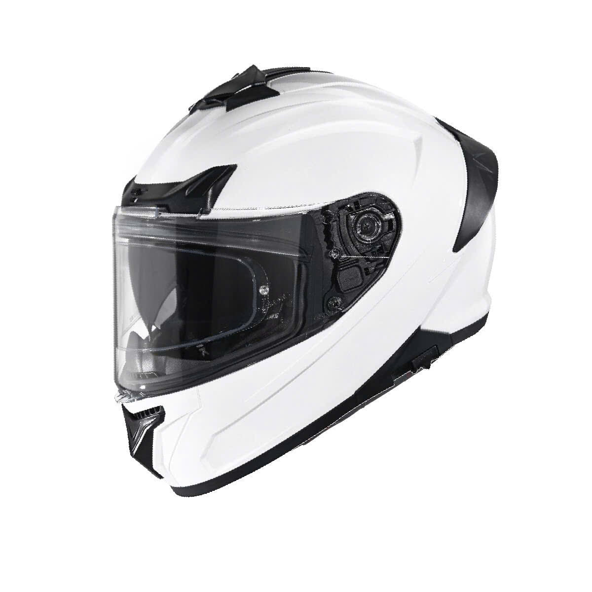 FULLFACE CRASHPROOF TYPHOON WHITE GL100 HELMET CP - MH007