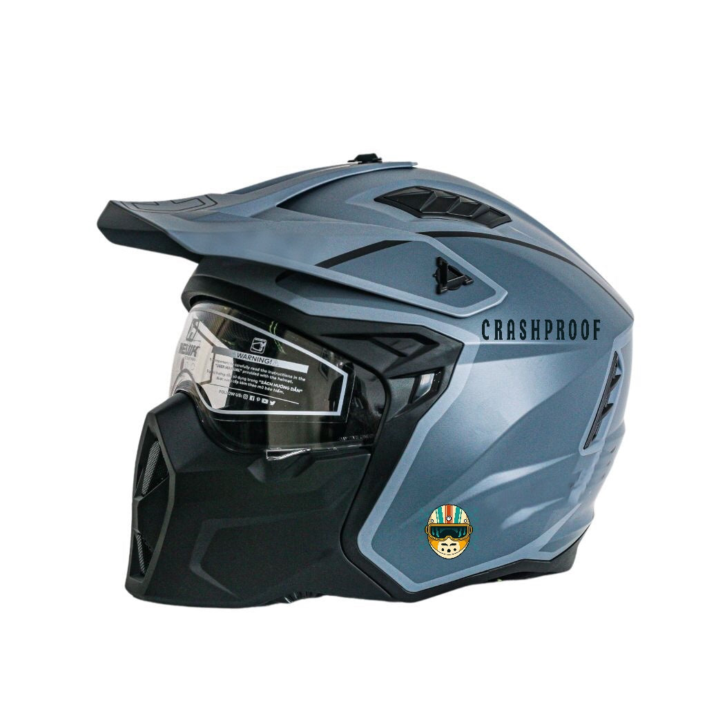 FULLFACE RETRO RANCHERO HELMET CP - MH001