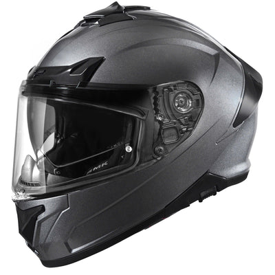 FULLFACE CRASHPROOF TYPHOON WHITE GL100 HELMET CP - MH007