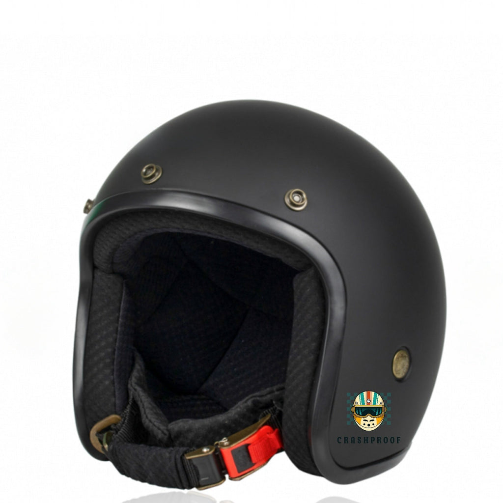 RETRO OPEN FACE HELMET CP - AD006