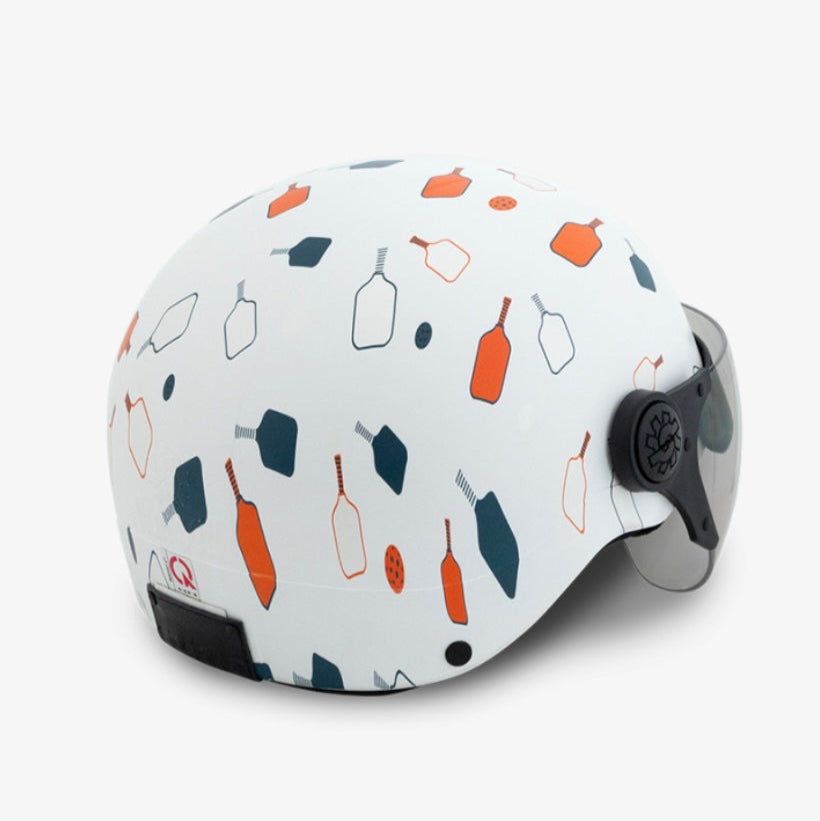 STYLISH HALF-SHELL HELMET WITH VISOR CP - AD009