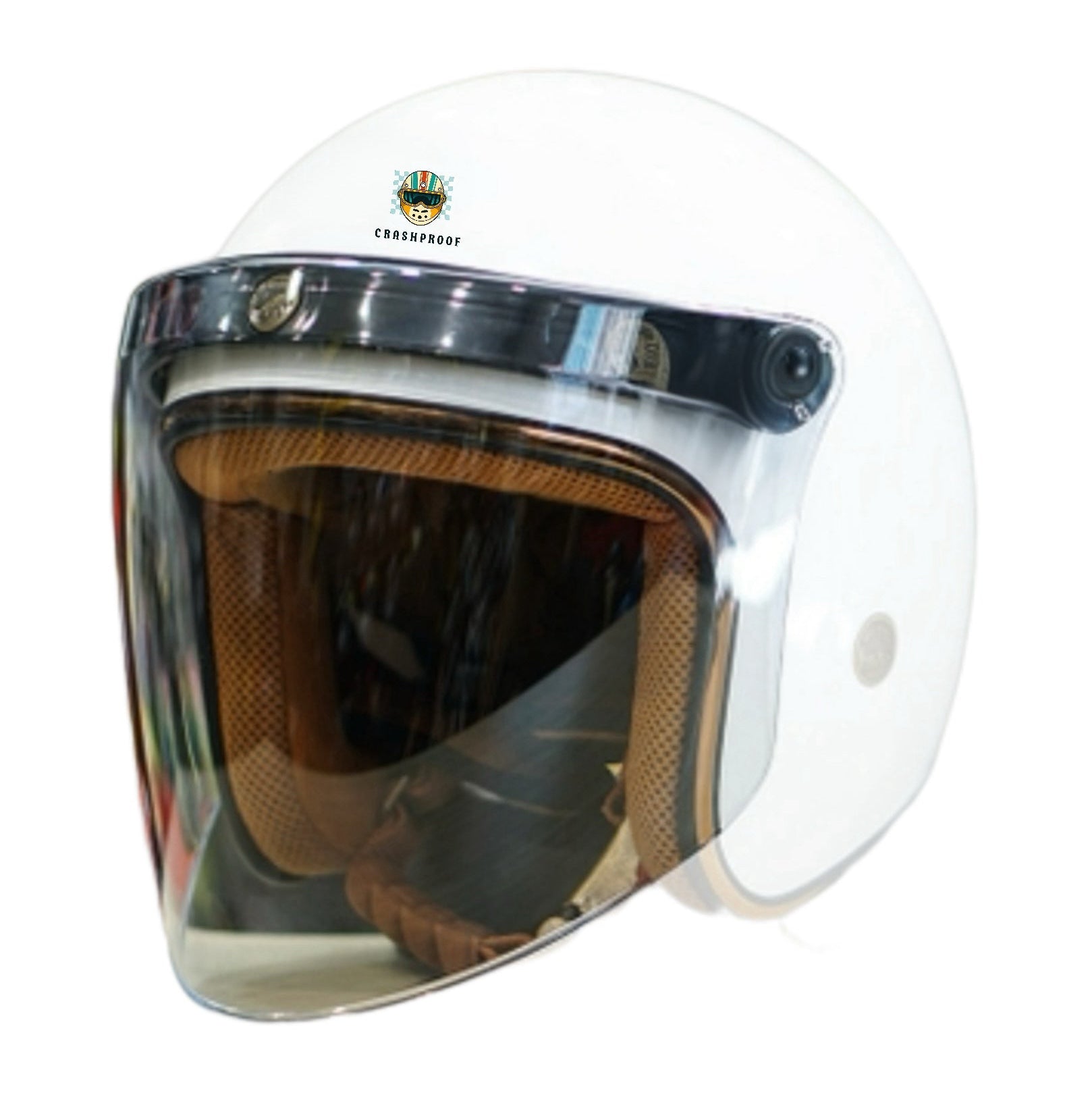 3/4 HELMET WITH WINDSHIELD CP - AD005