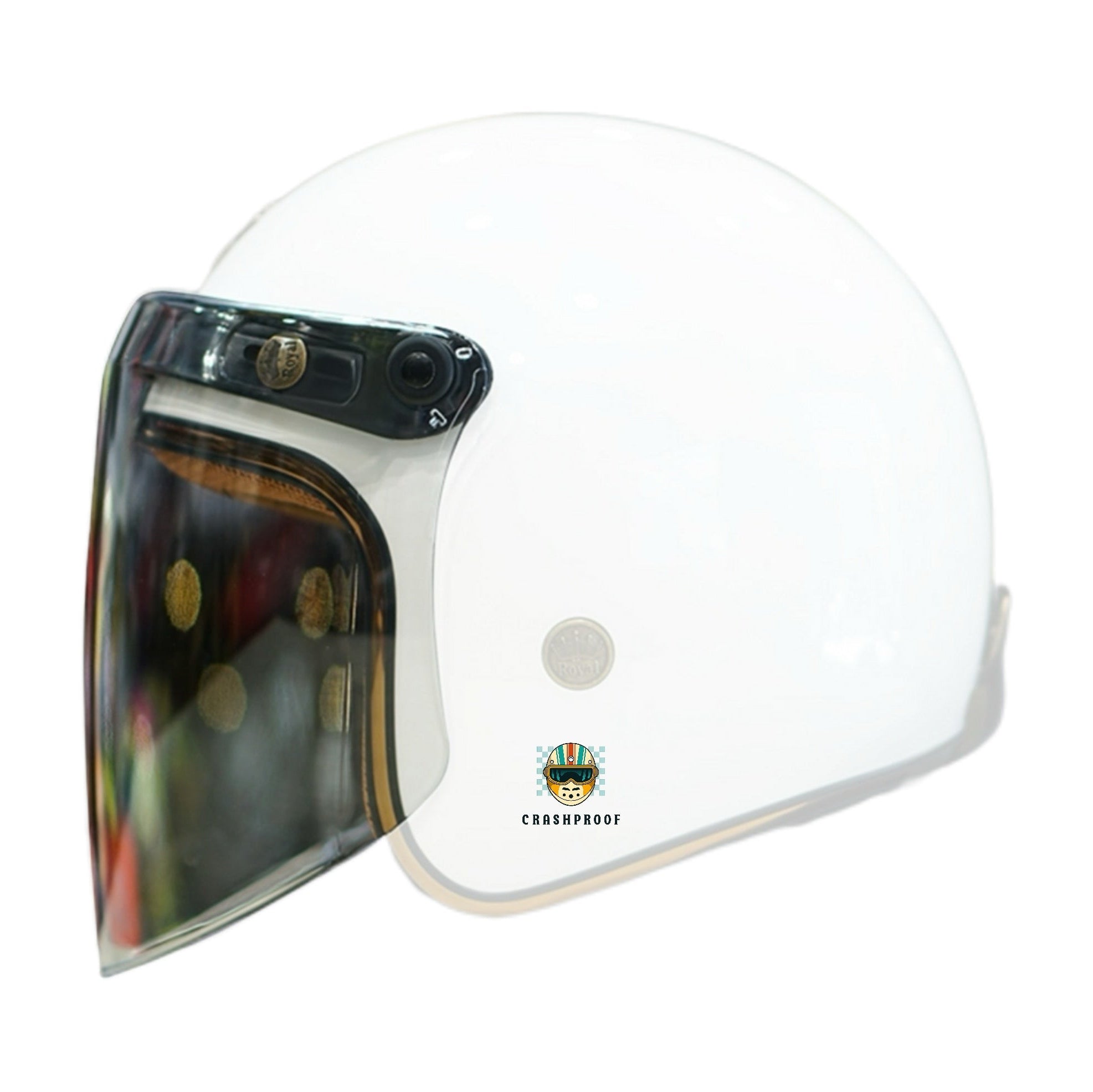 3/4 HELMET WITH WINDSHIELD CP - AD005